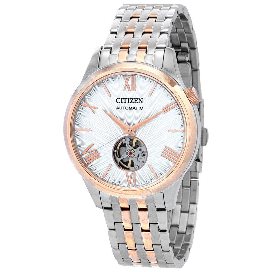 Citizen Automatic White Dial Two-Tone Men's Watch NH9136-88A - Dawson Watches