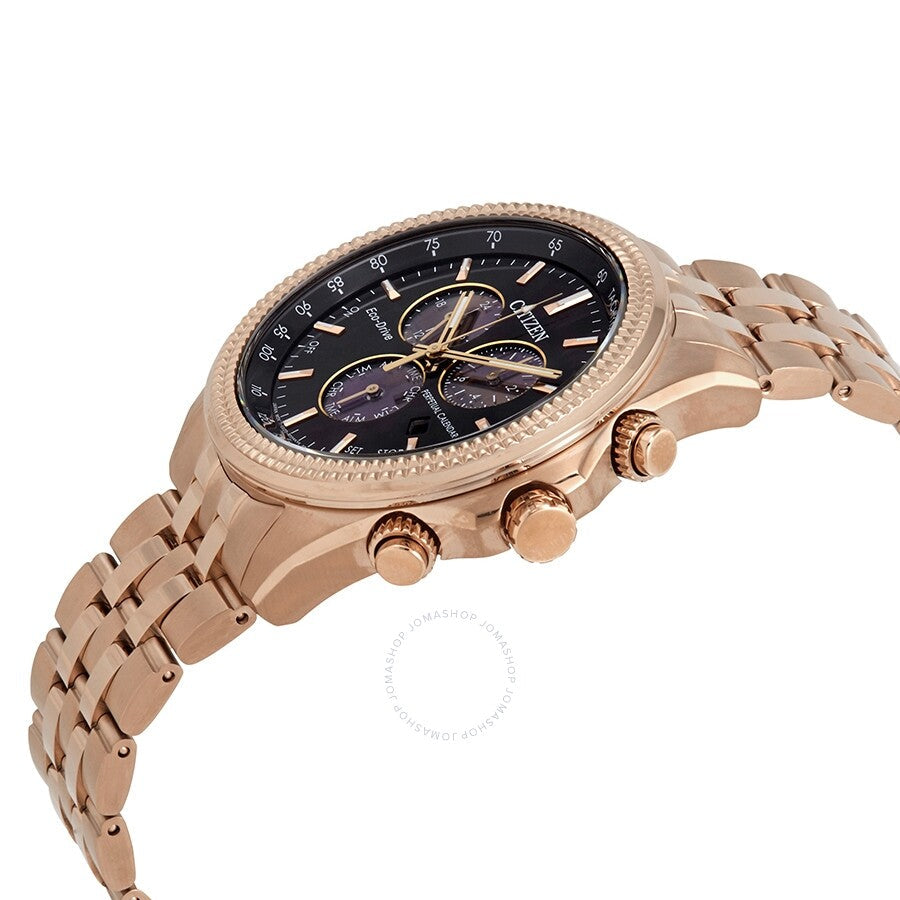 Citizen Brycen Perpetual Chronograph Eco-Drive Black Dial Men's Watch BL5563-58E - Dawson Watches #2