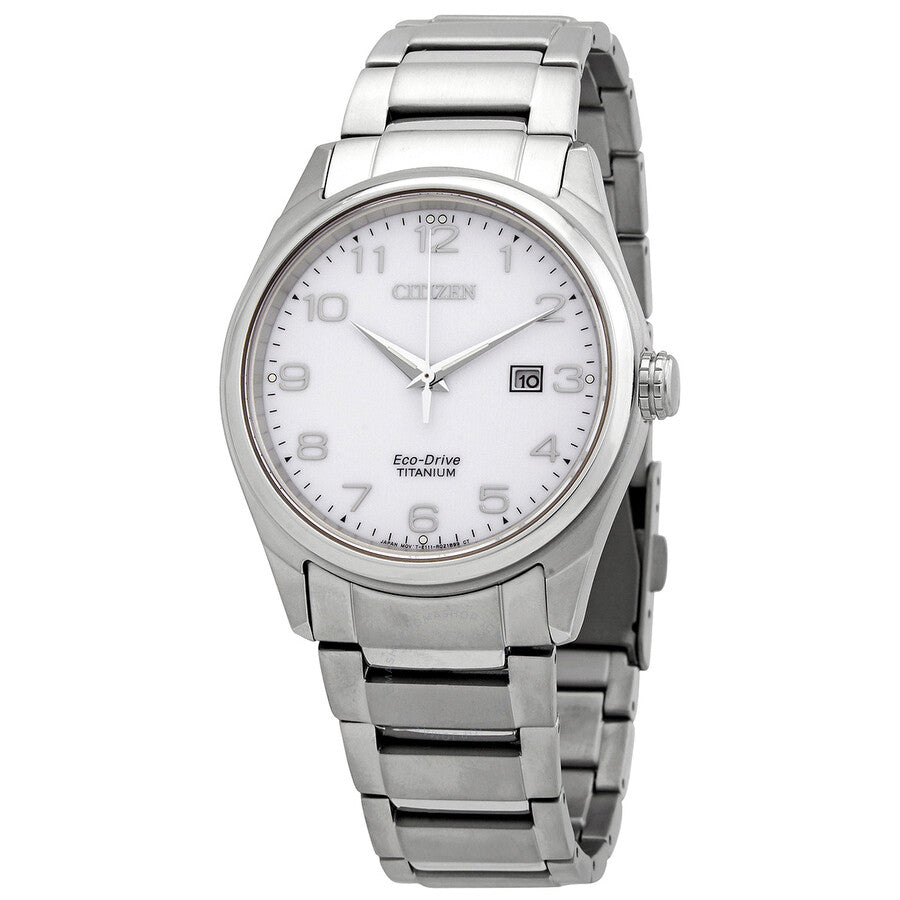 Citizen Eco-Drive Super Titanium Silver Dial Men's Watch BM7360-82A - Dawson Watches