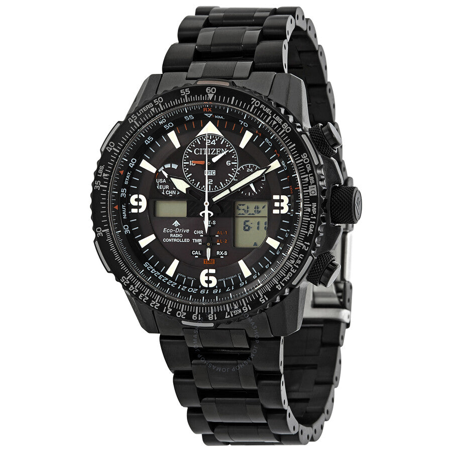 Citizen Perpetual Black Dial Men's Watch JY8085-81E - The Watches Men & Co