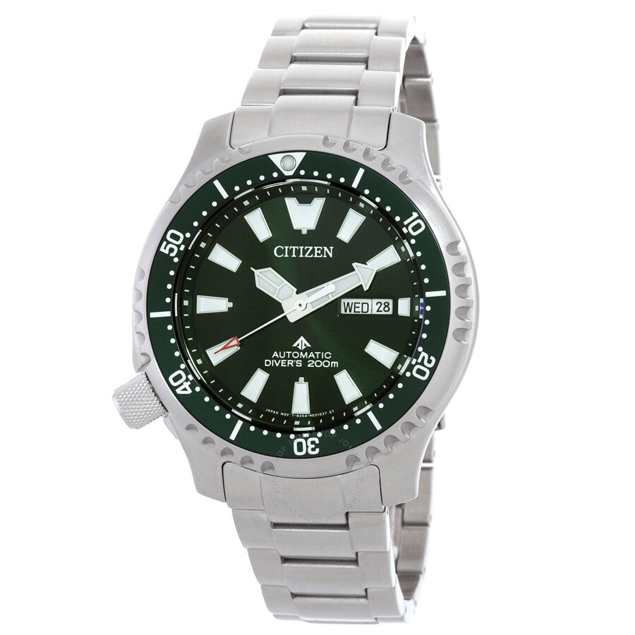 Citizen Promaster Dive Automatic Green Dial Men's Watch NY0151-59X - Dawson Watches