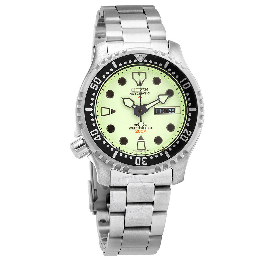 Citizen Promaster Marine Automatic Green Dial Men's Watch NY0040-50W - Dawson Watches