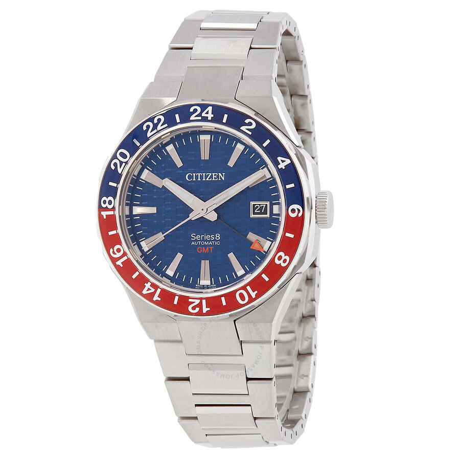 Citizen Series8 GMT Automatic Blue Dial Men's Watch NB6030-59L - The Watches Men & Co