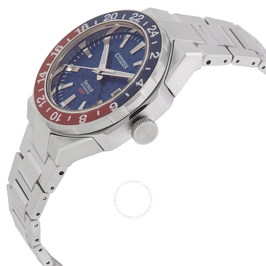 Citizen Series8 GMT Automatic Blue Dial Men's Watch NB6030-59L - The Watches Men & Co #2
