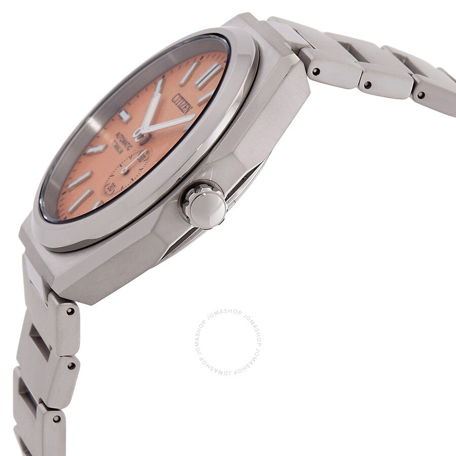 Citizen Zenshin Automatic Salmon Dial Men's Watch NJ0180-80Z - Dawson Watches #2