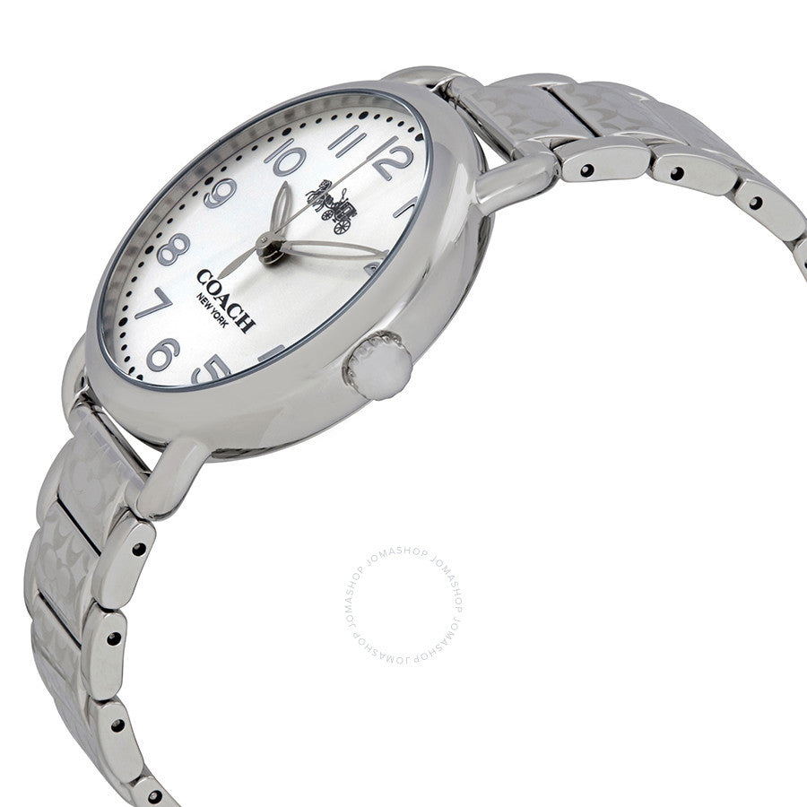 Coach Delancey Silver Dial Stainless Steel Ladies Watch 14502495