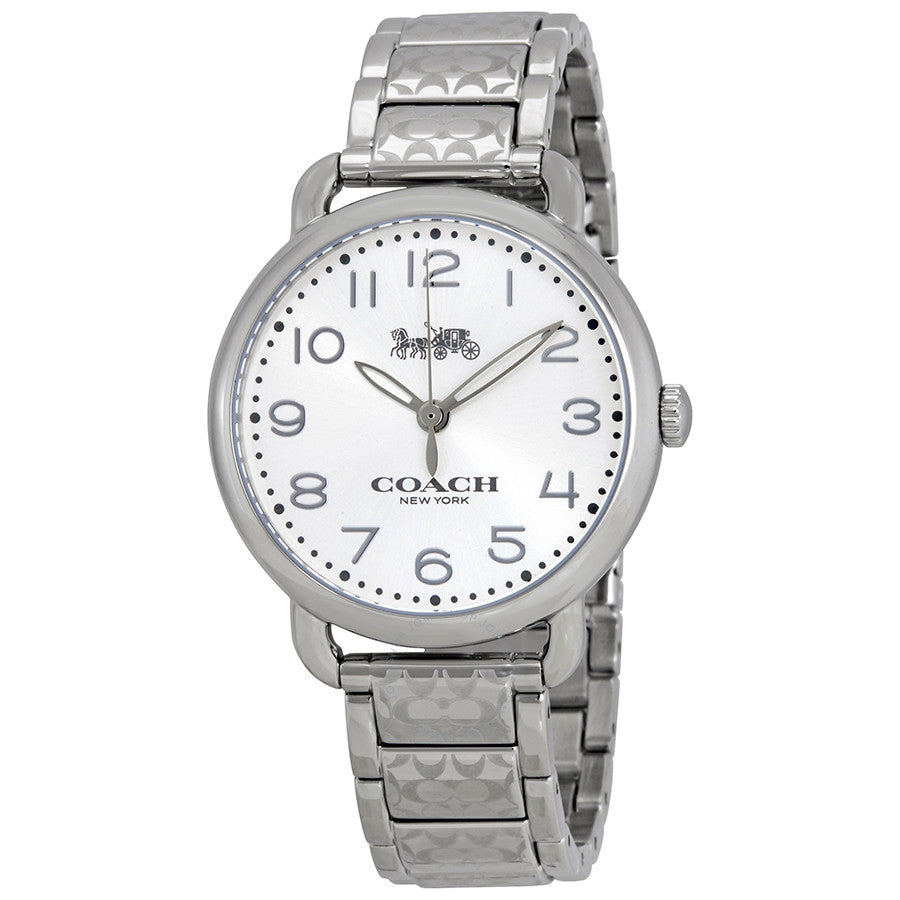 Coach Delancey Silver Dial Stainless Steel Ladies Watch 14502495