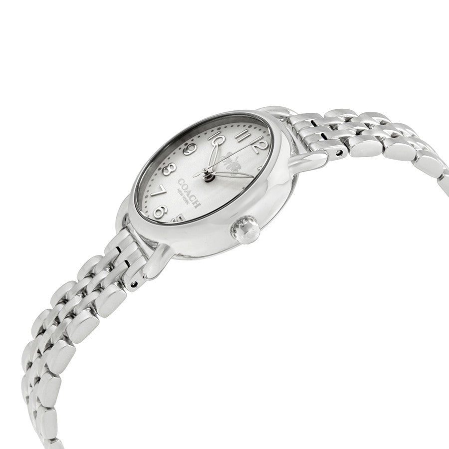 Coach Delancey Silver Dial Stainless Steel Ladies Watch 14502240
