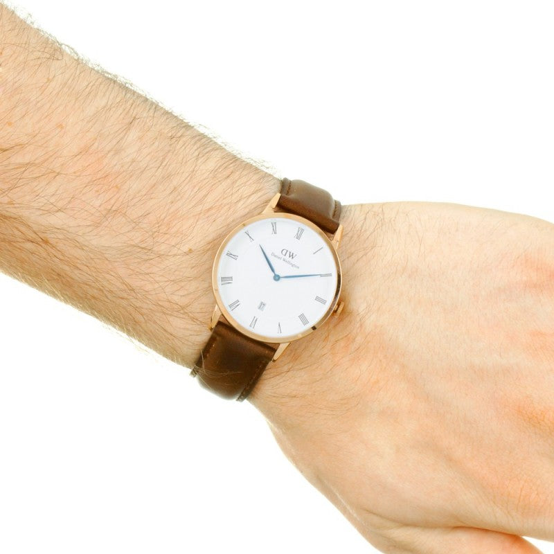 Daniel Wellington Dapper Bristol 38mm Men's Gold Watch DW00100086