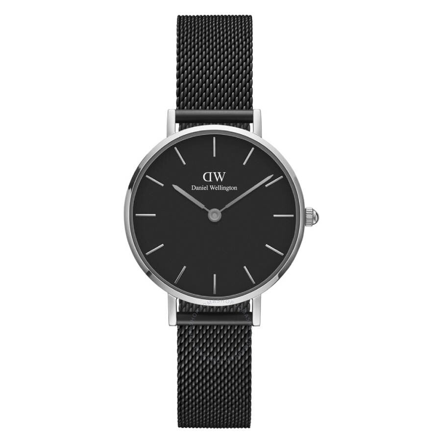 Daniel Wellington Petite Ashfield Quartz Black Dial Ladies Watch DW00100246 - Dawson Watches