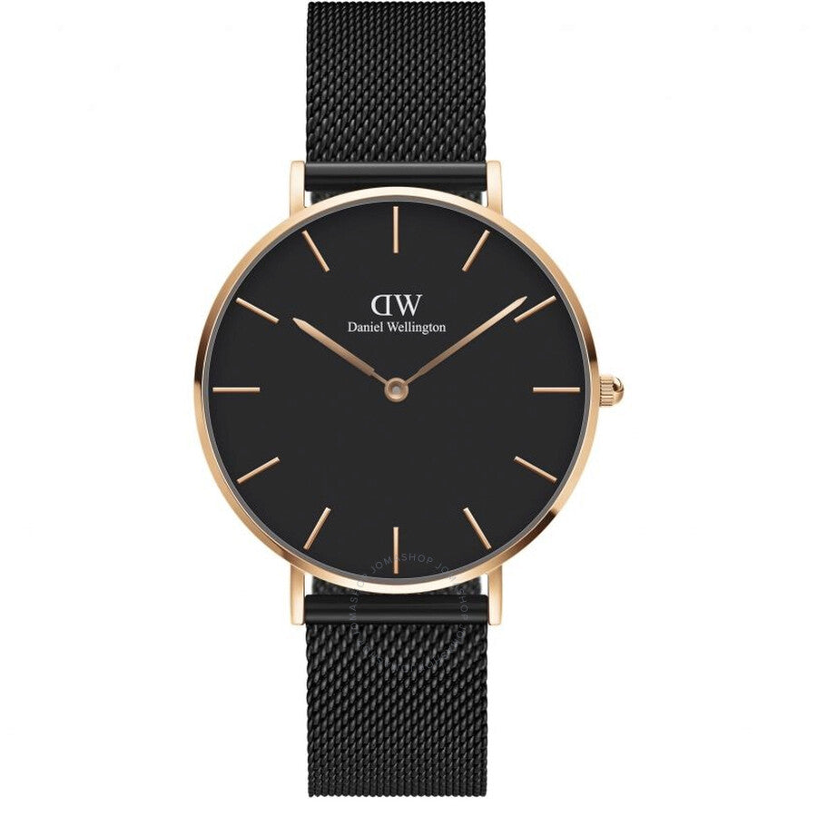 Daniel Wellington Petite Ashfield Quartz Black Dial Unisex Watch DW00100307 - Dawson Watches