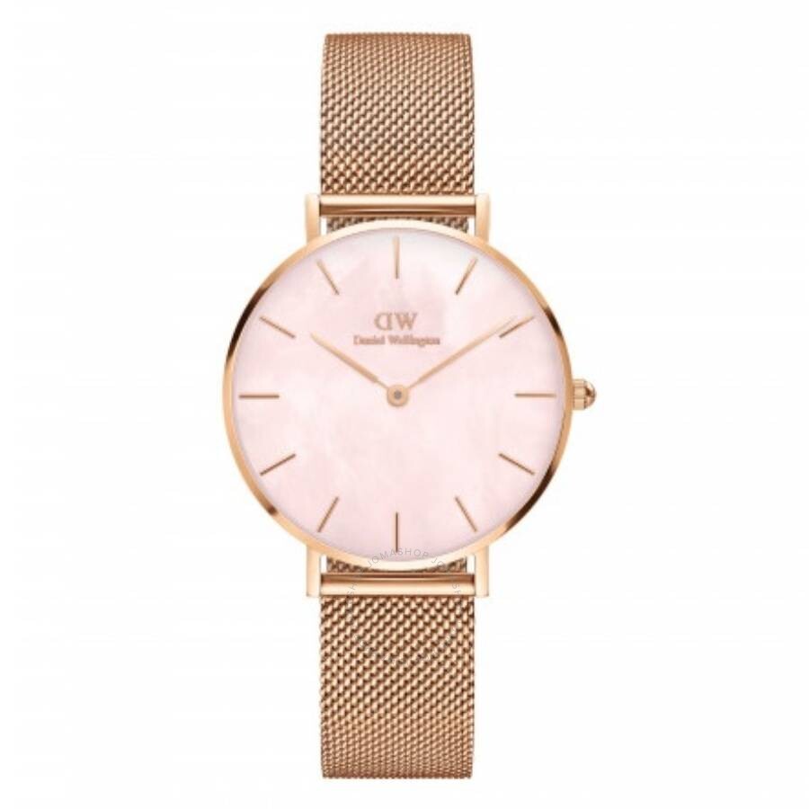 Daniel Wellington Petite Melrose Pearl Quartz Ladies Watch DW00100516 - Dawson Watches