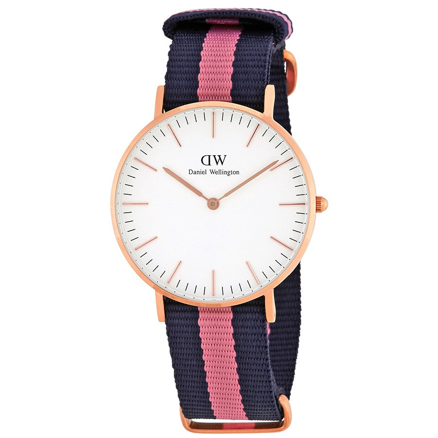 Daniel Wellington Winchester 36mm White Dial Women's Gold Watch - DW00100033
