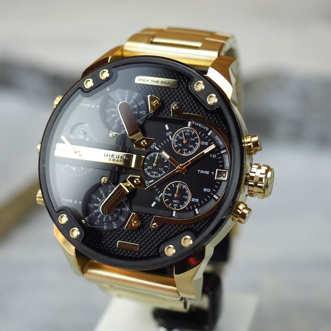 Diesel Mr. Daddy 2.0 Black Dial Quartz Men’s Watch DZ7333 - Watch