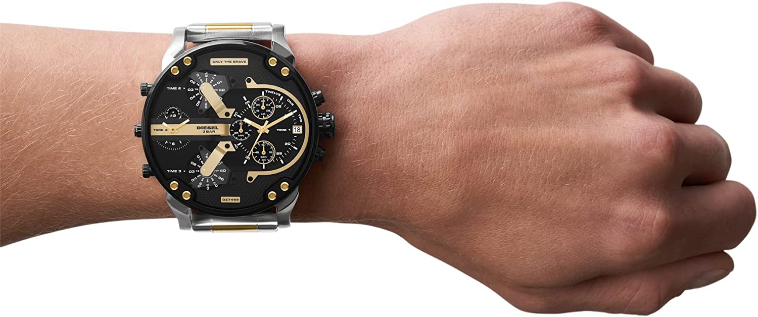 Diesel Mr. Daddy 2.0 Multi Movement Stainless Steel Watch DZ7459