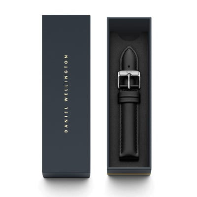 Daniel Wellington Sheffield Silver Watch 18mm Leather Strap