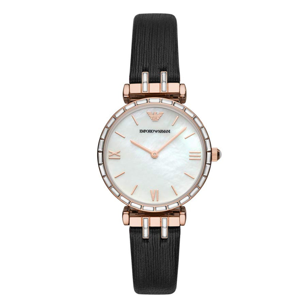 Emporio Armani Gianni T-Bar White Dial Women's Watch AR11295