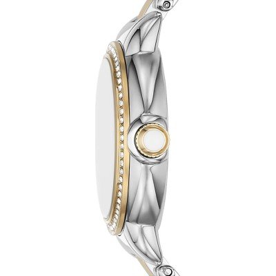 Emporio Armani Mia Quartz Mother of Pearl Dial Two Tone Steel Strap Women's Watch - AR11524