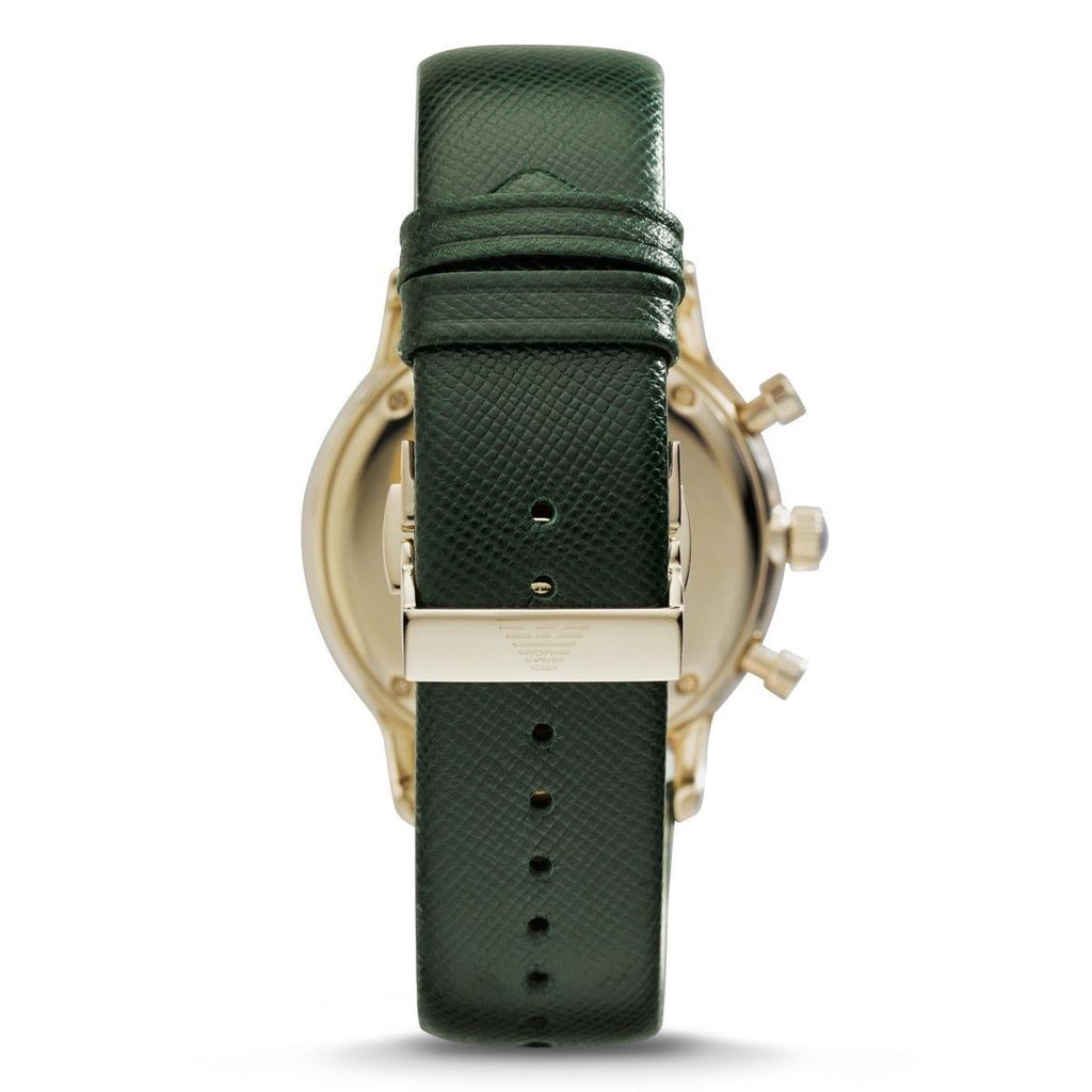 Emporio Armani Green Leather Men's Watch AR1722