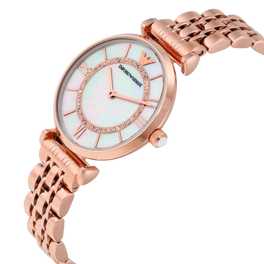 Emporio Armani Classic Mother of Pearl Dial Women's Watch - AR1909