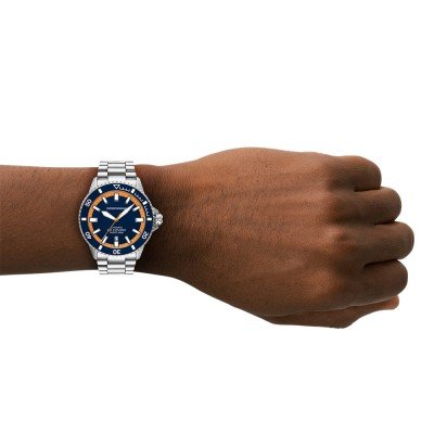 Emporio Armani Sea Explorer Automatic Multicolored Stainless Steel Watch AR60090