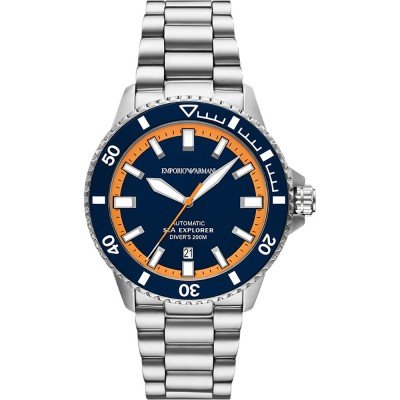 Emporio Armani Sea Explorer Automatic Multicolored Stainless Steel Watch AR60090