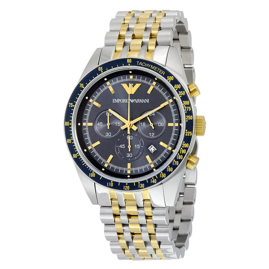 Emporio Armani Navy Chronograph Blue Dial Watch - AR6088