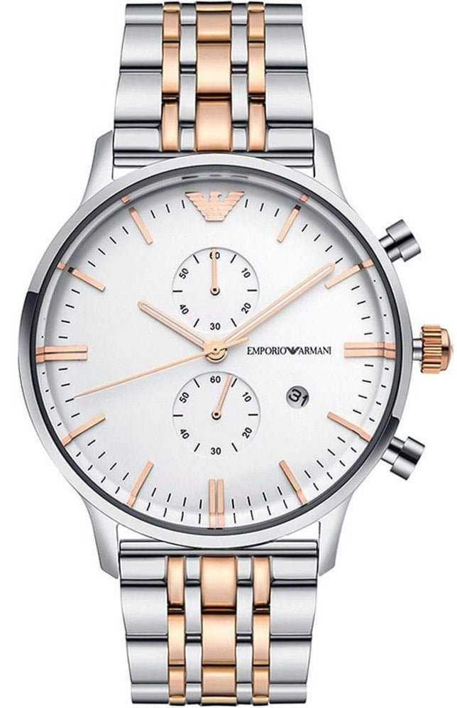 Emporio Armani Gianni XLarge Two-Tone Watch - AR0399