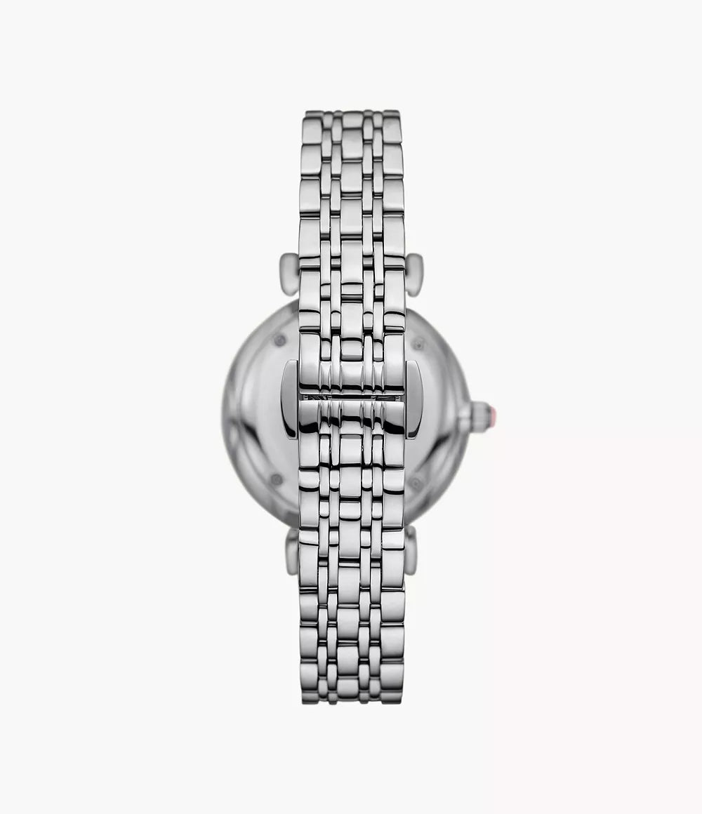 Emporio Armani Gianni T-Bar 32mm Women's Watch - Pink AR11686