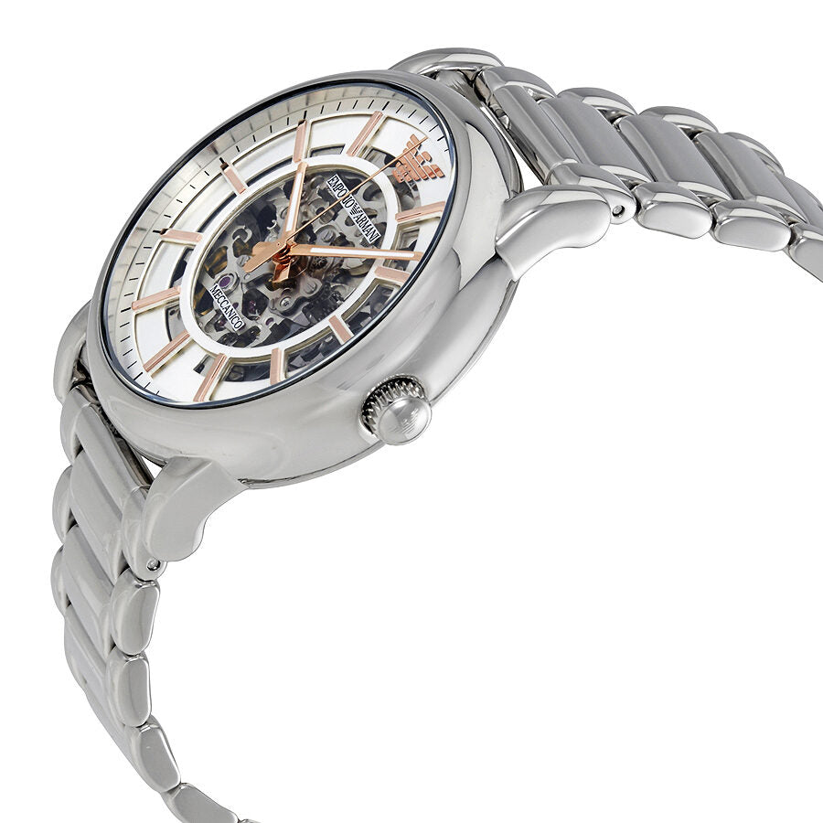 Emporio Armanii Luigi Automatic Silver Watch - AR1980