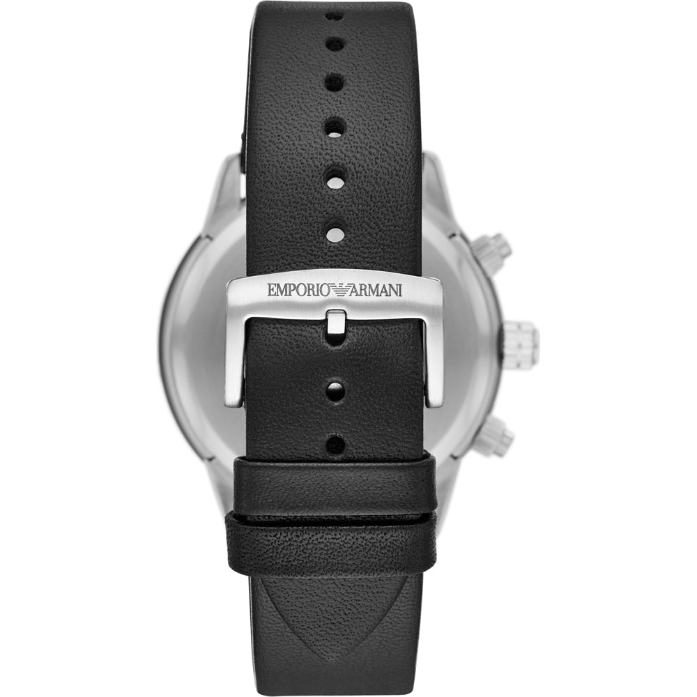 Emporio Armani Mario Chronograph Quartz Black Dial Men’s Watch AR11243 - Watch