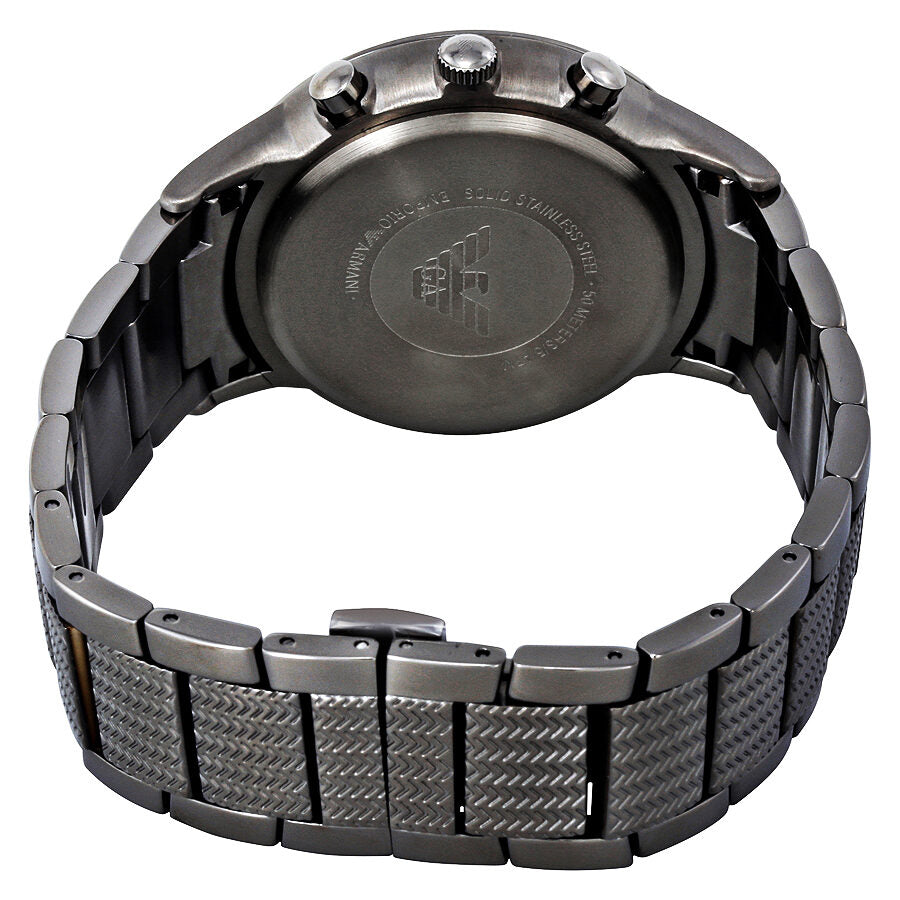 Emporio Armani Renato Chronograph Gunmetal Ion-Plated Watch - AR2505