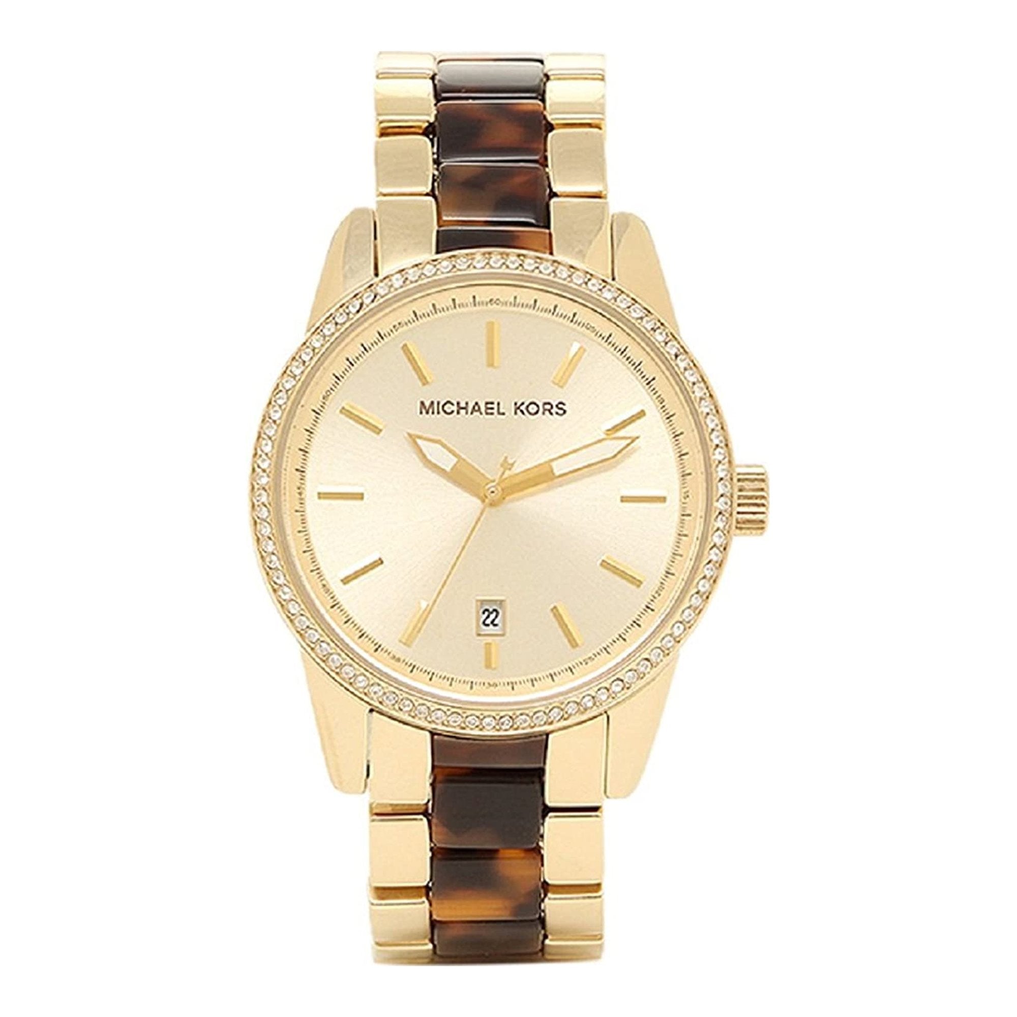 Michael Kors Two Tone Stainless Steel Women's Watch MK6372 - Kiwi Watches