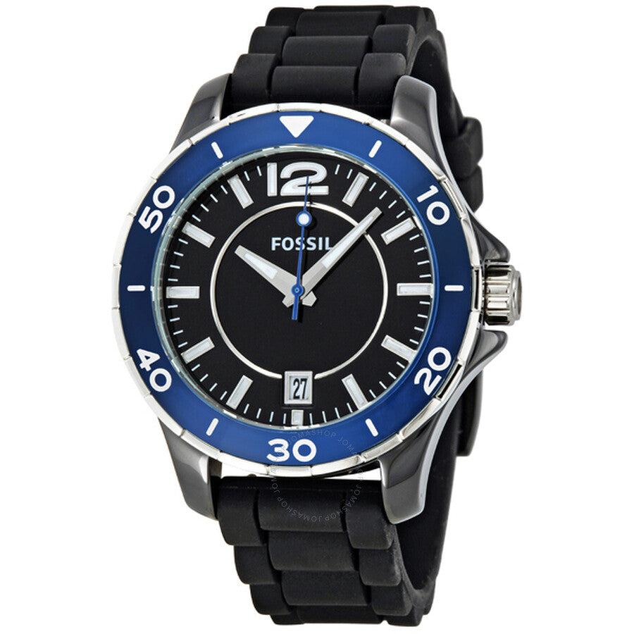 Fossil Black Dial Unisex Watch CE1036 - Dawson Watches