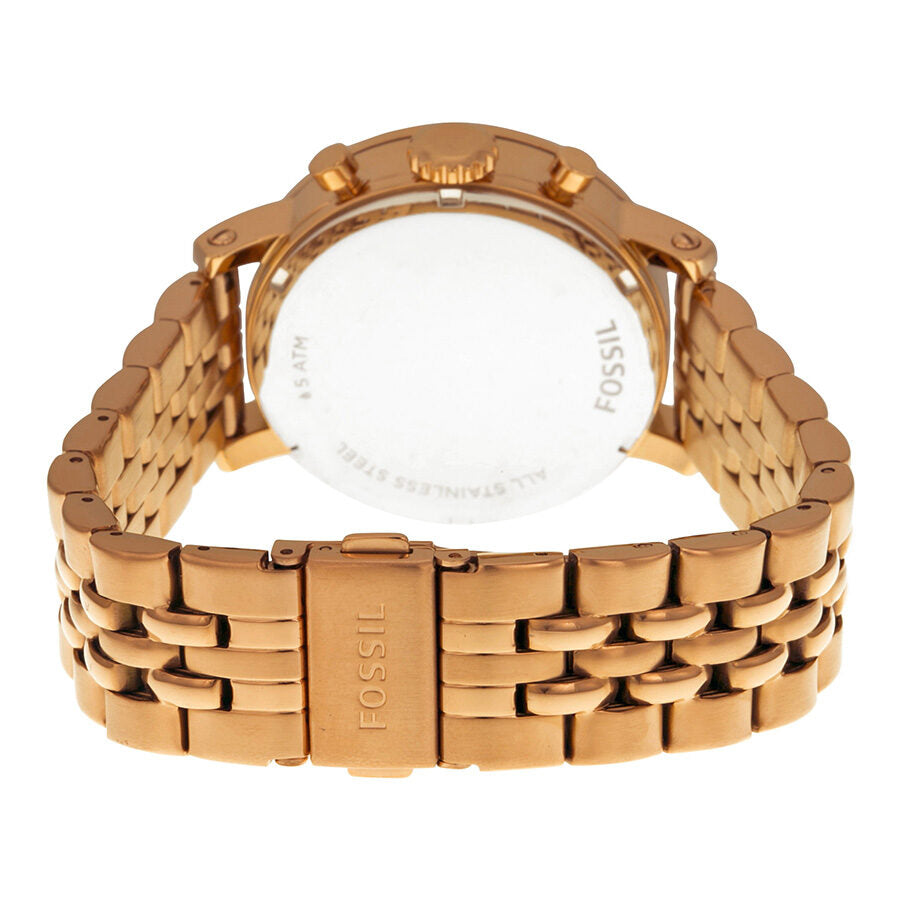 Fossil Boyfriend Chronograph Brown Dial Rose Gold-tone Ladies Watch ES3494 - BigDaddy Watches #3