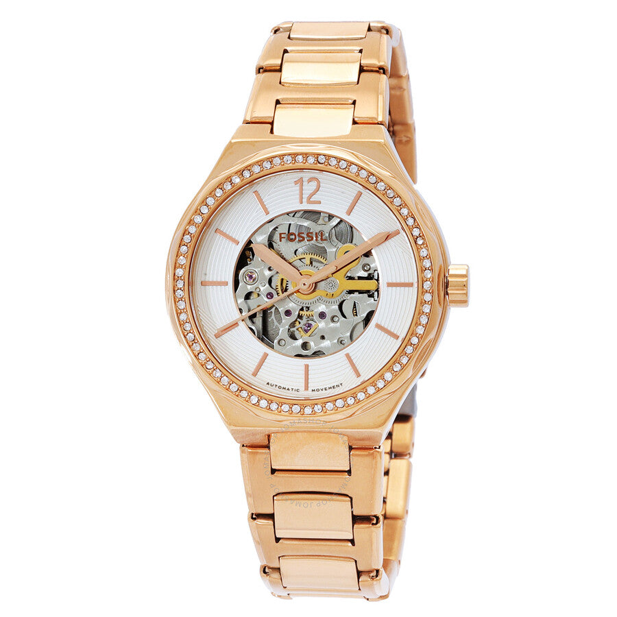 Fossil Eevie Quartz Crystal White Dial Ladies Watch BQ3781 - Dawson Watches