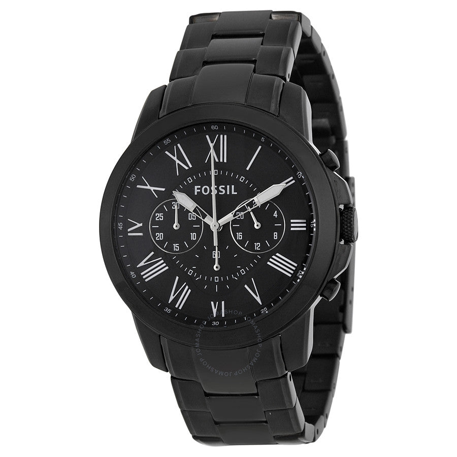 Fossil Grant Chronograph Black Dial Men's Watch FS4832