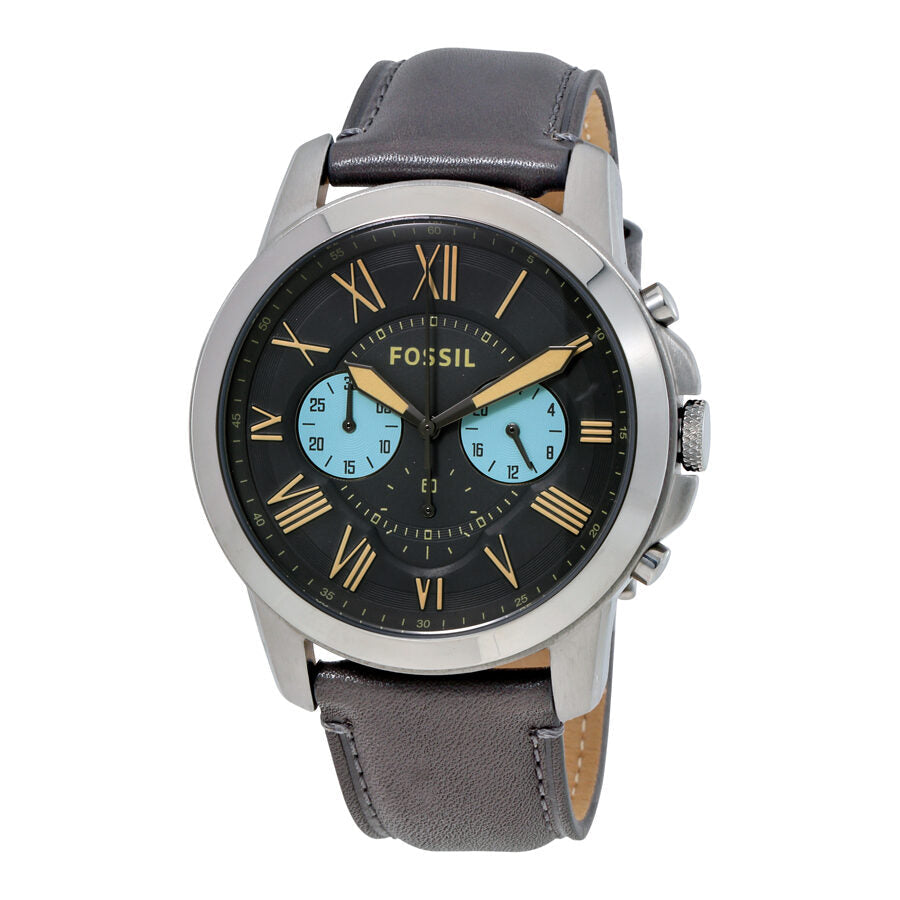 Fossil Grant Chronograph Gunmetal Dial Watch - FS5183
