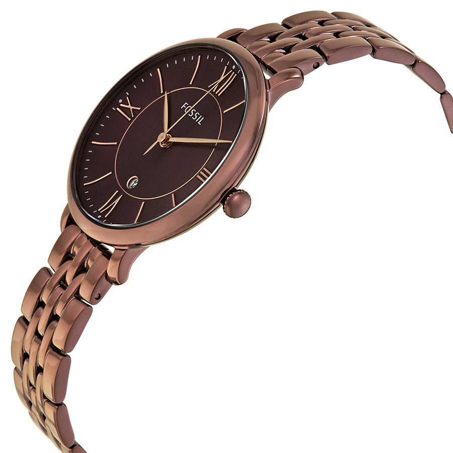 Fossil Jacqueline Wine Ion-plated Ladies Watch ES4100
