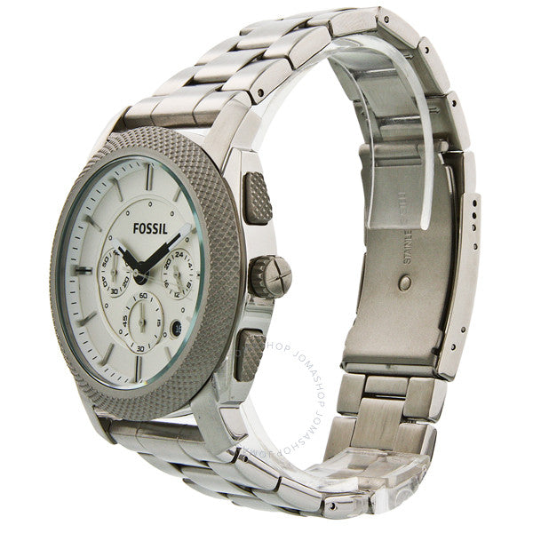 Fossil Machine Chronograph White Dial Men's Watch FS4663
