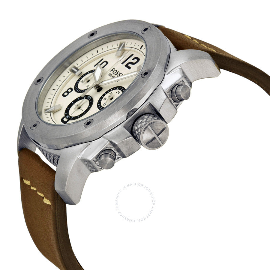 Fossil Modern Machine Chronograph White Dial Men's Watch FS4929