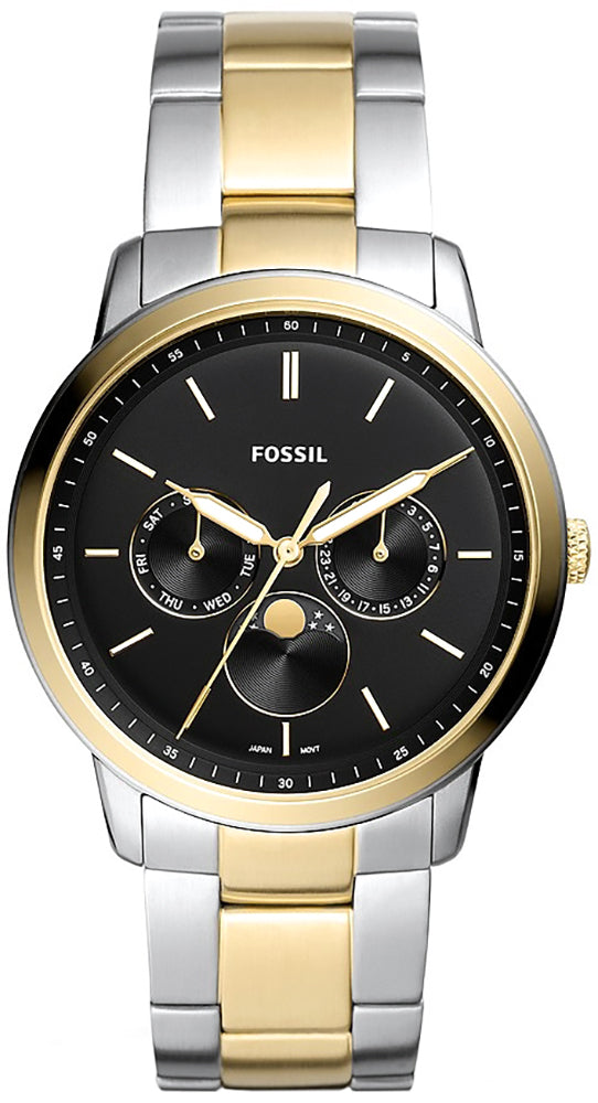 Fossil Neutra Moonphase Multifunction Two-Tone Stainless Steel Watch - FS5906