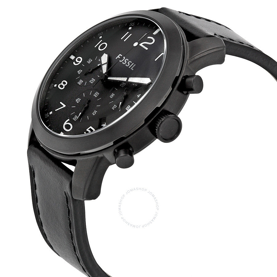 Fossil Pilot 54 Chronograph Black Dial Men's Watch FS5157