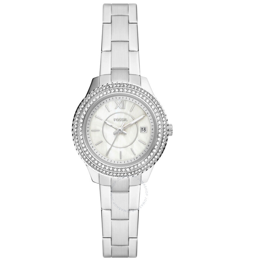 Fossil Stella Quartz Crystal MOP Dial Ladies Watch ES5137 - Dawson Watches