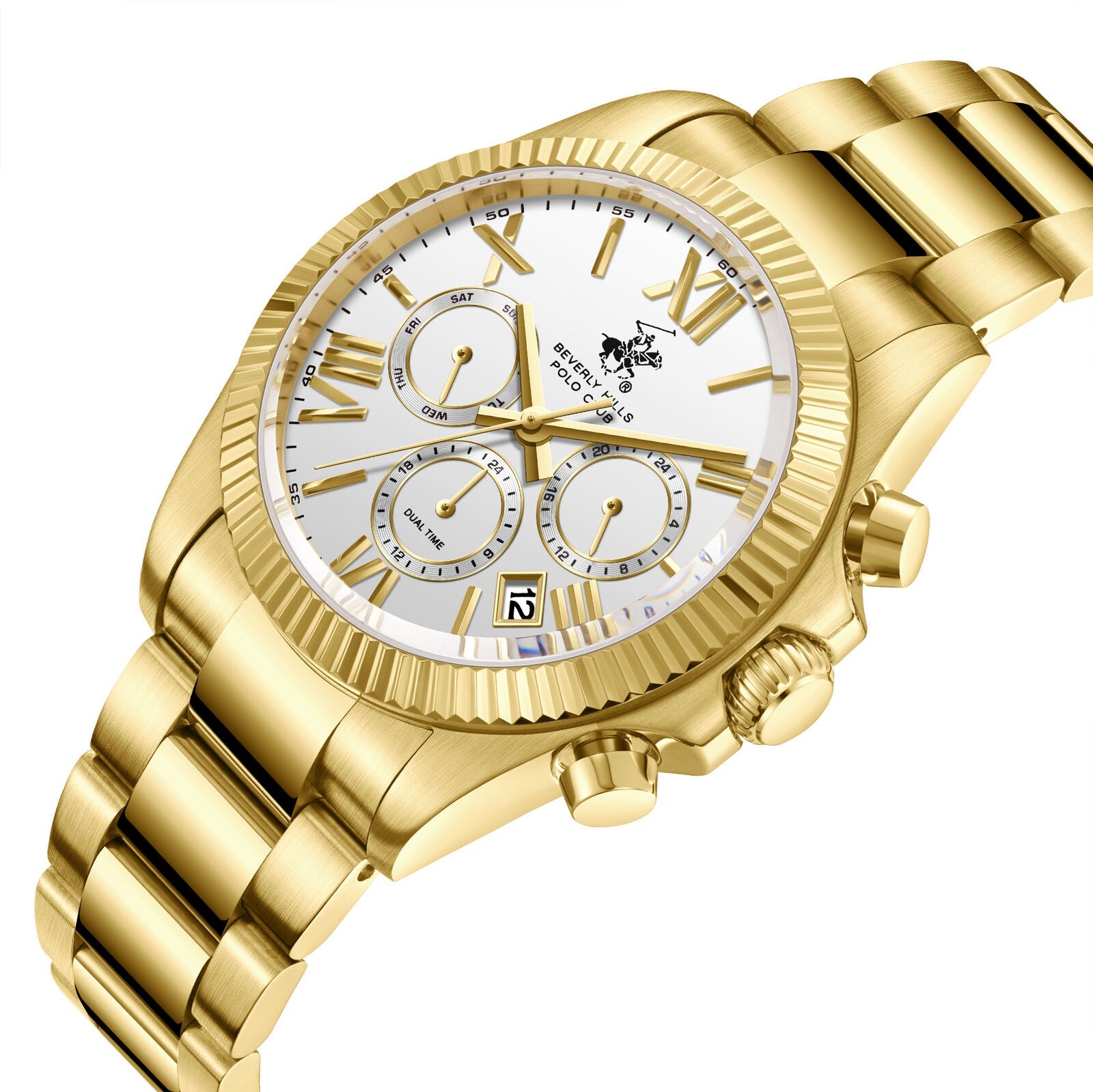 Beverly Hills Polo Club Gold Men's Watch BP3874X.130 BP3874X.130 - Image 2