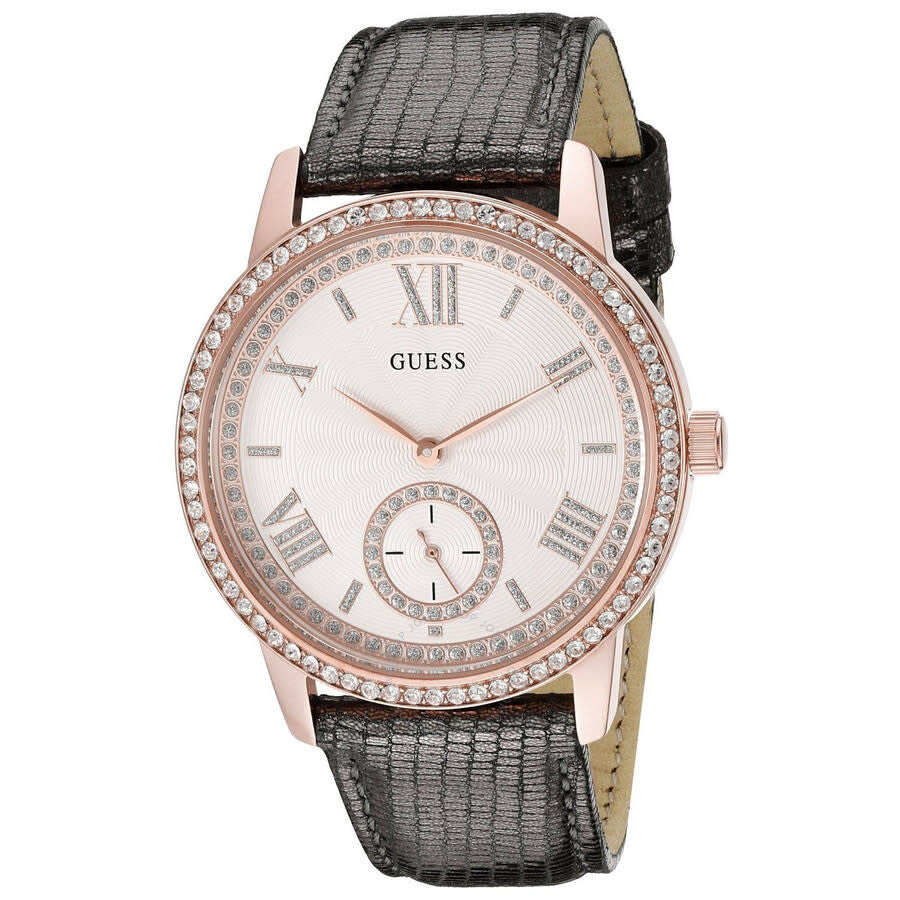 Guess Gramercy Quartz Crystal White Dial Ladies Watch W0642L3 - Dawson Watches