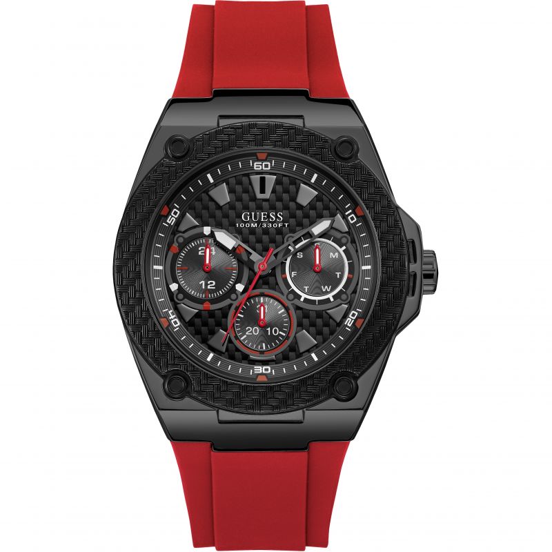 Guess Legacy Quartz Black Dial Men’s Watch W1049G6 - Watch