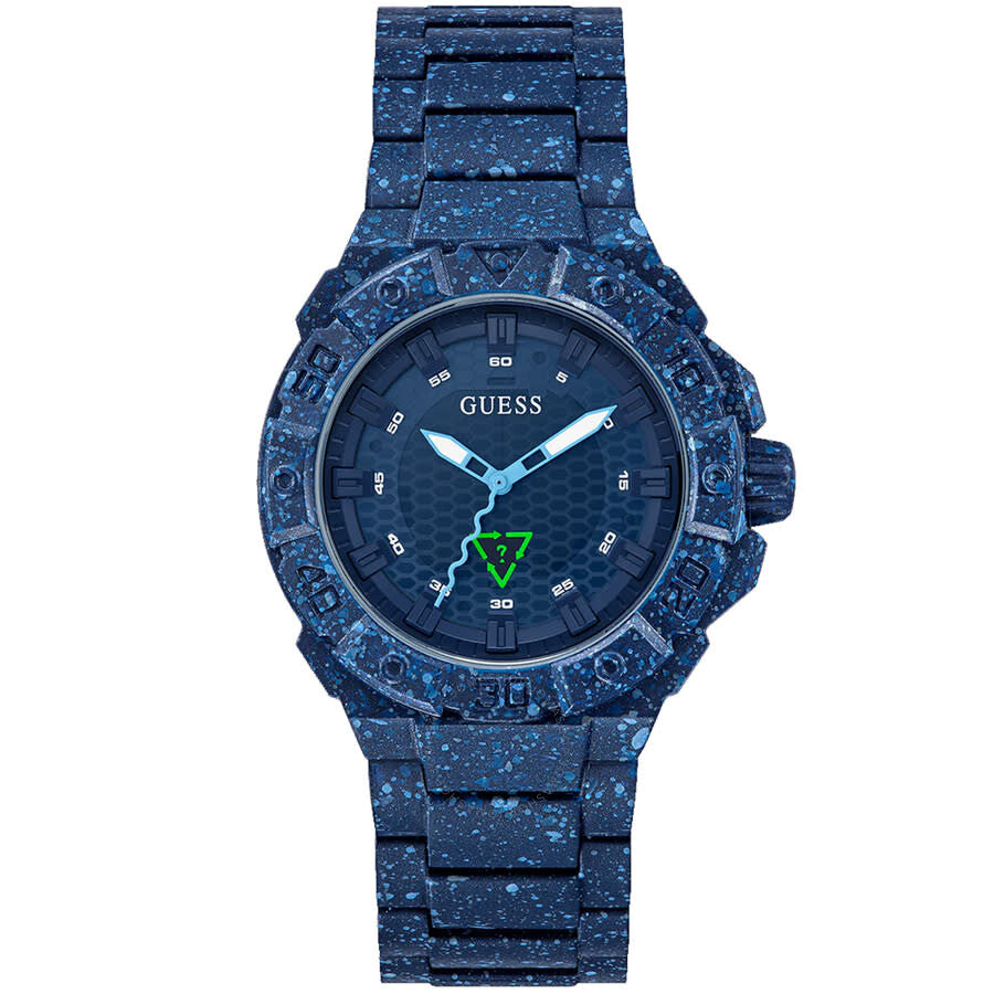 Guess Notide Ocean Plastic Quartz Blue Dial Men's Watch GW0507G1 - Dawson Watches