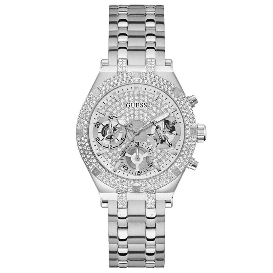 Guess Silver Tone Multi-Function Silver-tone Dial Ladies Watch GW0440L1 - Dawson Watches