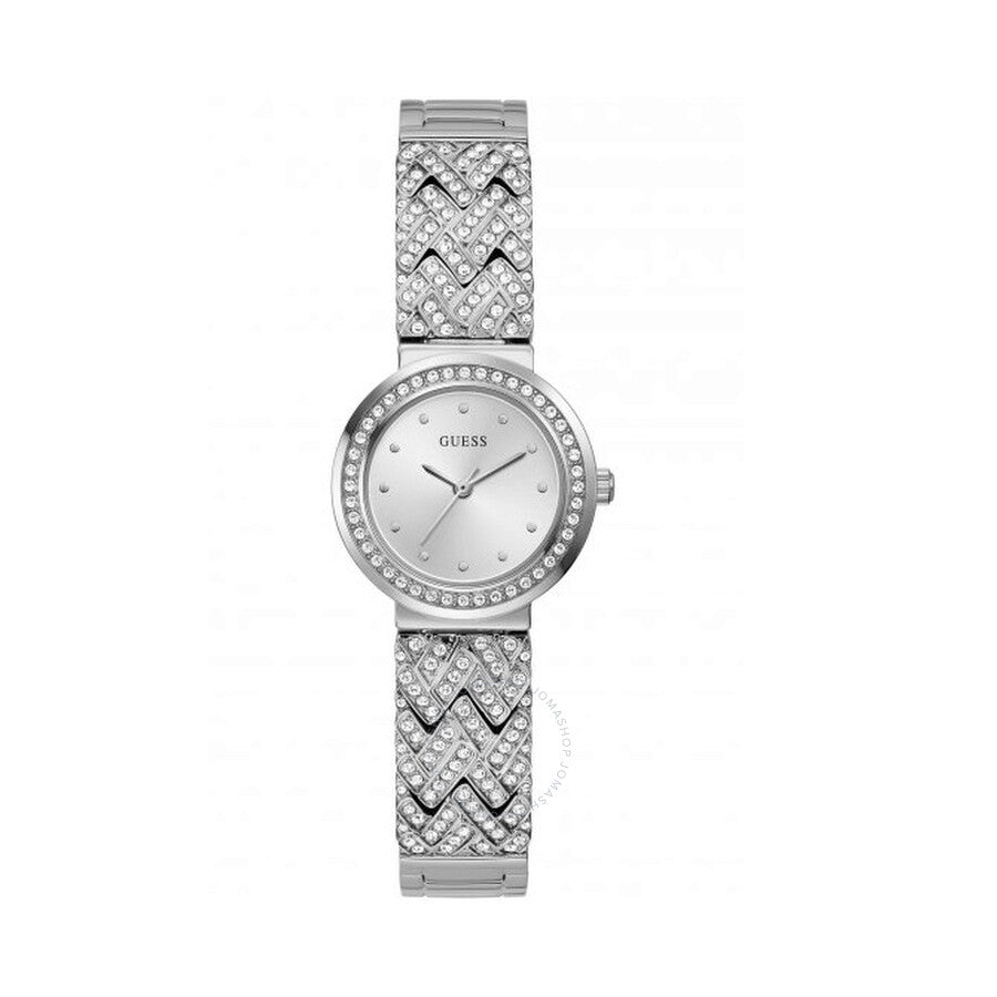 Guess Treasure Quartz Silver Dial Ladies Watch GW0476L1 - Dawson Watches